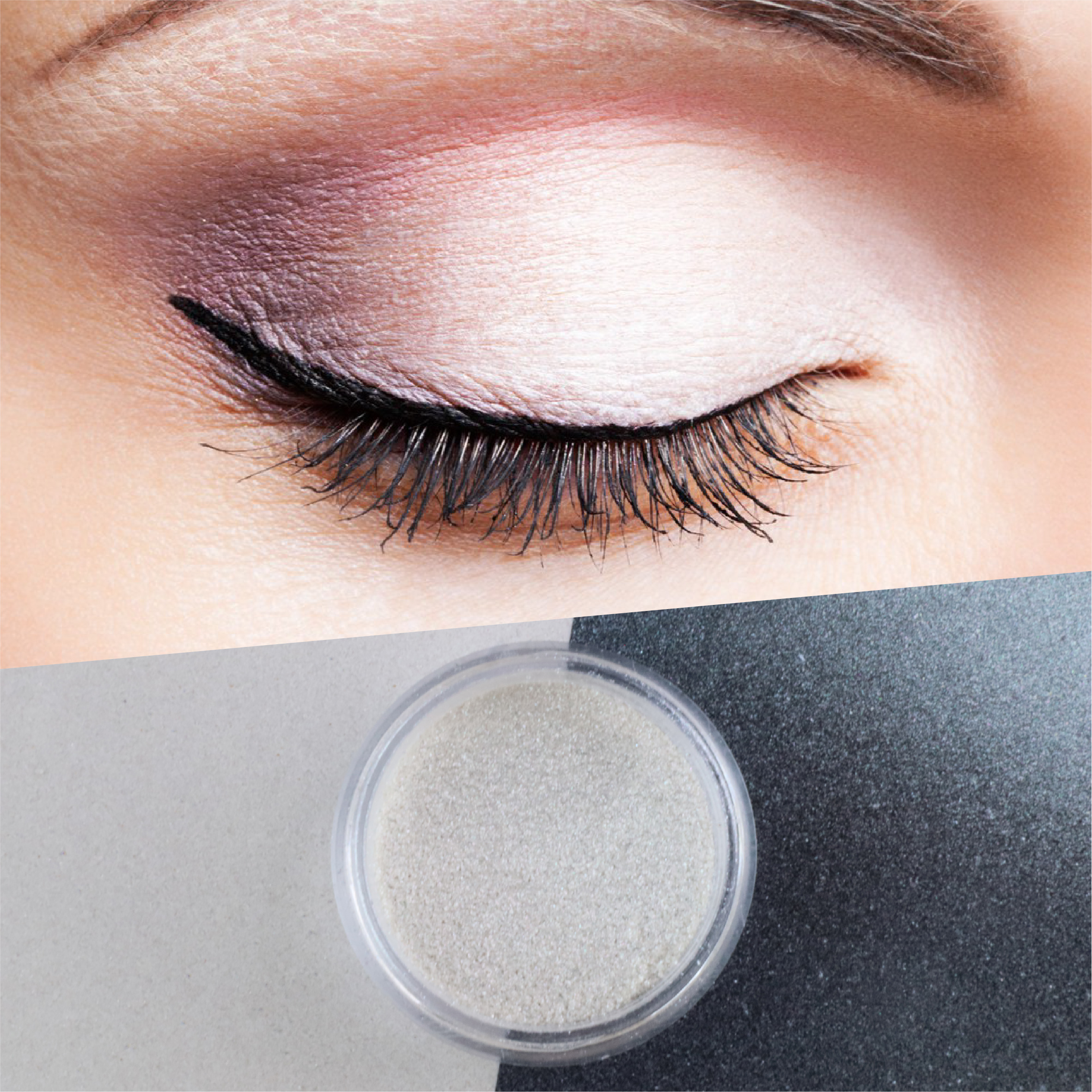 Pigment natural natural de argint alb